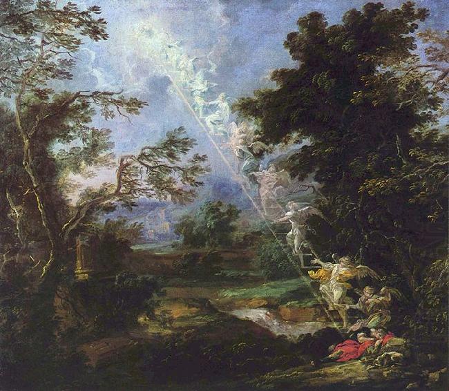 Landscape with the Dream of Jacob, Michael Willmann